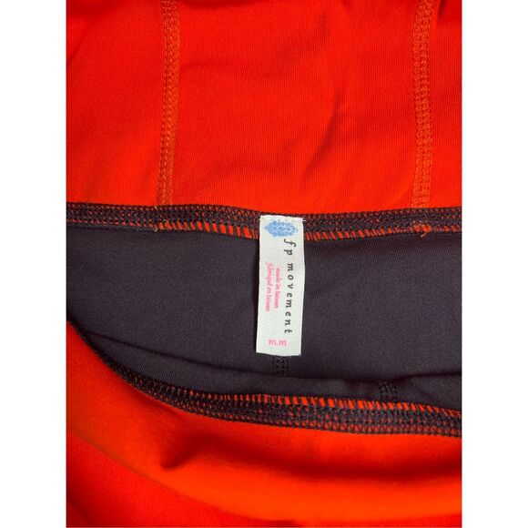 Free People Leggings Black and Orange Size Medium - Picture 6 of 9
